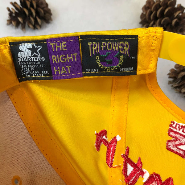 Vintage Deadstock NWT NBA Atlanta Hawks Starter Twill Snapback Hat