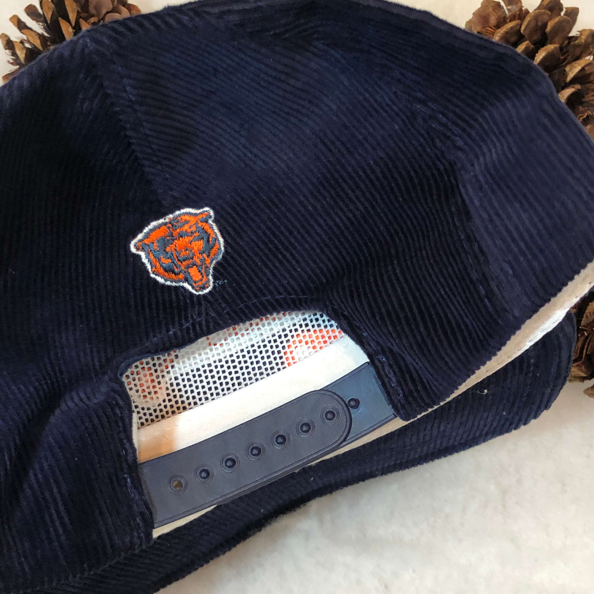 Vintage NFL Chicago Bears Annco Corduroy Snapback Hat – 