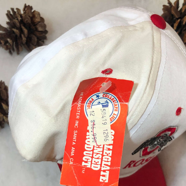 Vintage Deadstock NWT 1997 NCAA Rose Bowl Ohio State Buckeyes Arizona State Sun Devils Twill Snapback Hat