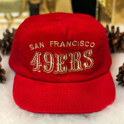 Vintage NFL San Francisco 49ers Corduroy Snapback Hat
