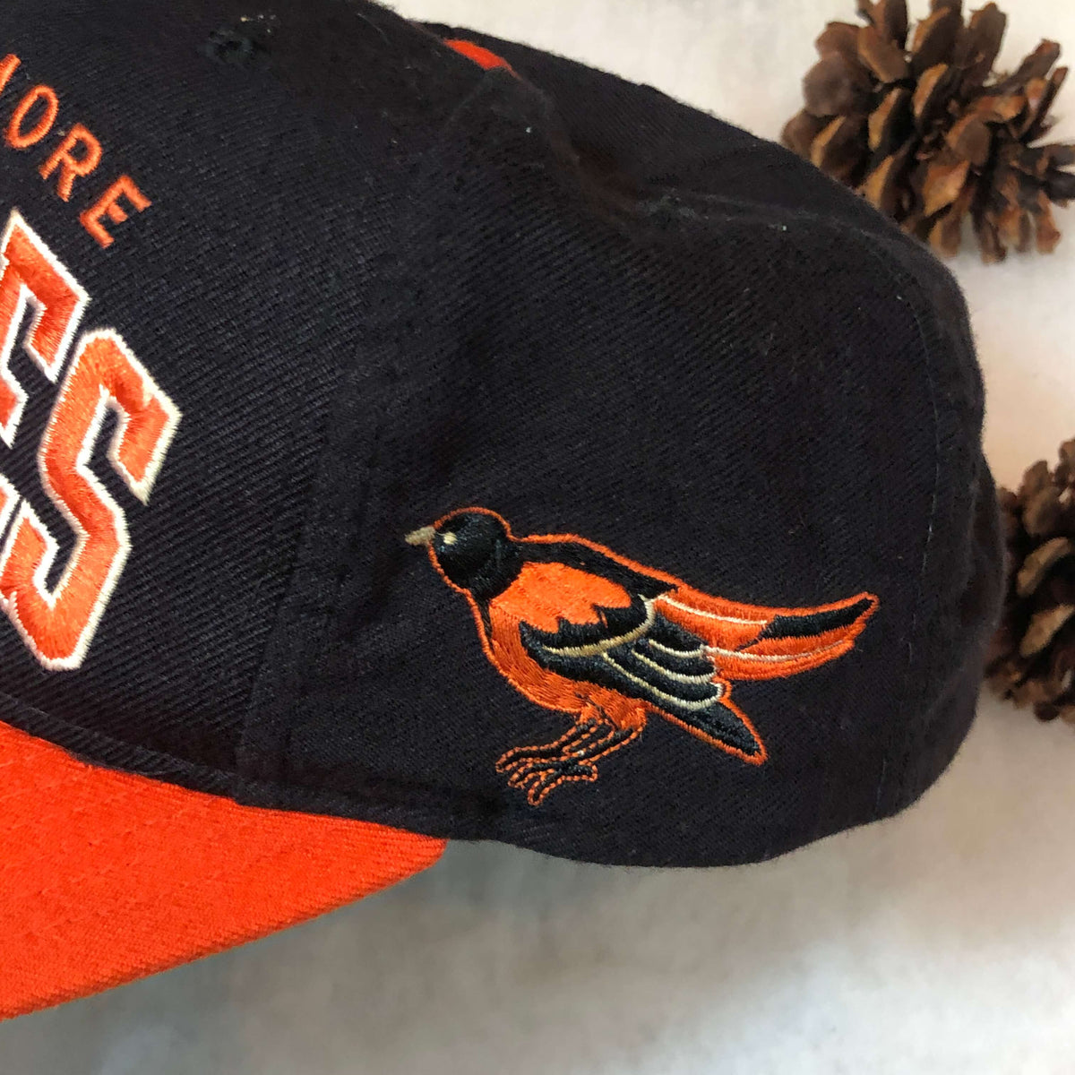 Vintage MLB Baltimore Orioles Starter Arch Wool Snapback Hat