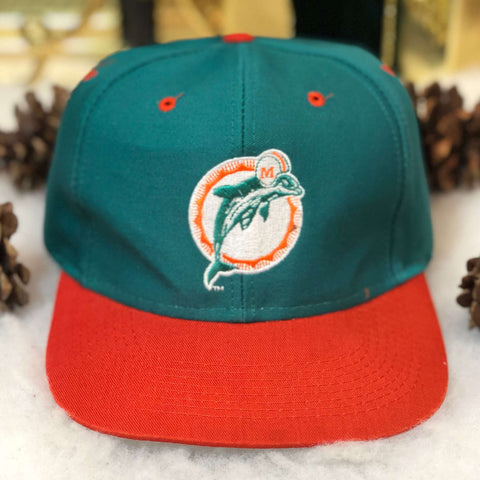 Vintage NFL Miami Dolphins Logo 7 Wool Snapback Hat