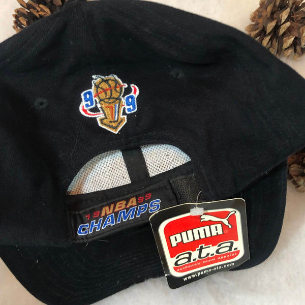 Vintage Deadstock NWT 1999 NBA Champions San Antonio Spurs Puma Strapback Hat