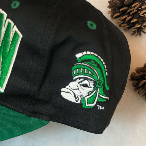 Vintage Deadstock NWOT NCAA Michigan State Spartans Twins Enterprise Snapback Hat