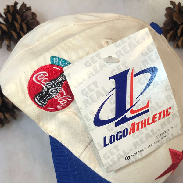 Vintage Deadstock NWT Coca-Cola Star Logo Athletic Twill Snapback Hat