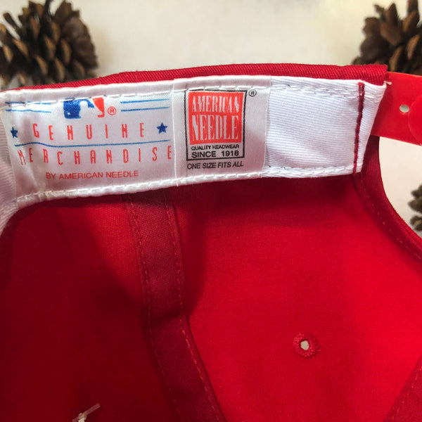 Vintage Deadstock NWT MLB Philadelphia Phillies American Needle Twill Snapback Hat