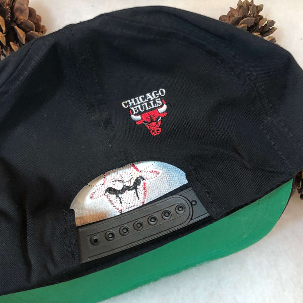 Vintage Deadstock NWOT NBA Chicago Bulls Twins Enteprise Bar Line Snapback Hat