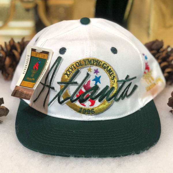 Vintage Deadstock NWT 1996 USA Atlanta Olympics The Game Circle Logo Snapback Hat