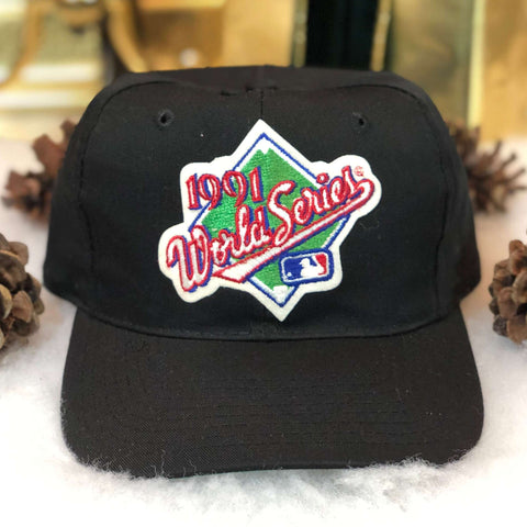 Vintage 1991 MLB World Series Twins Enterprise Twill Snapback Hat