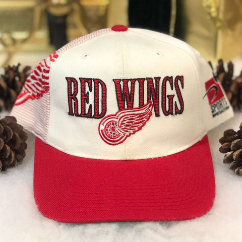 Vintage NHL Detroit Red Wings Sports Specialties Laser Snapback Hat