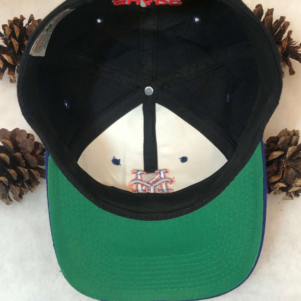 Vintage MLB New York Mets Headmaster Wool Snapback Hat