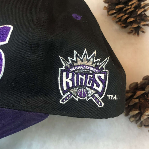 Vintage Deadstock NWOT NBA Sacramento Kings The G Cap Wave Snapback Hat