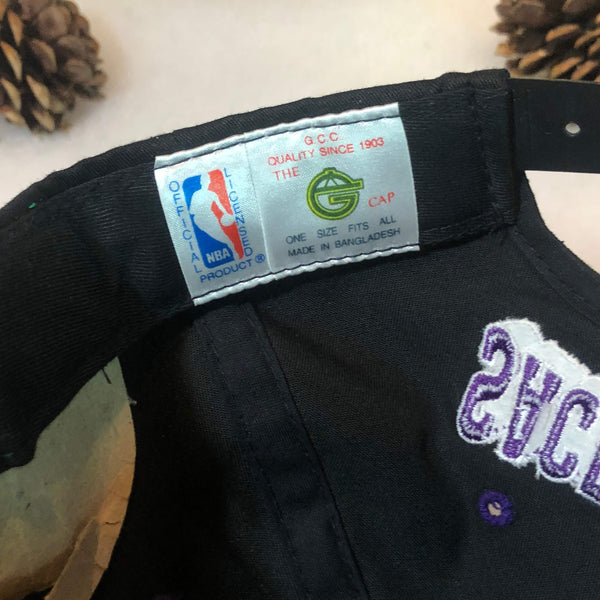 Vintage Deadstock NWOT NBA Sacramento Kings The G Cap Wave Snapback Hat