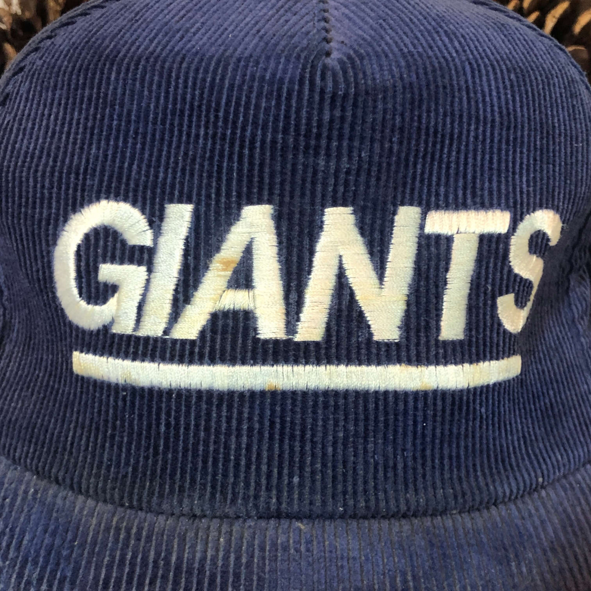 Vintage New York Giants Corduroy SnapBack Hat