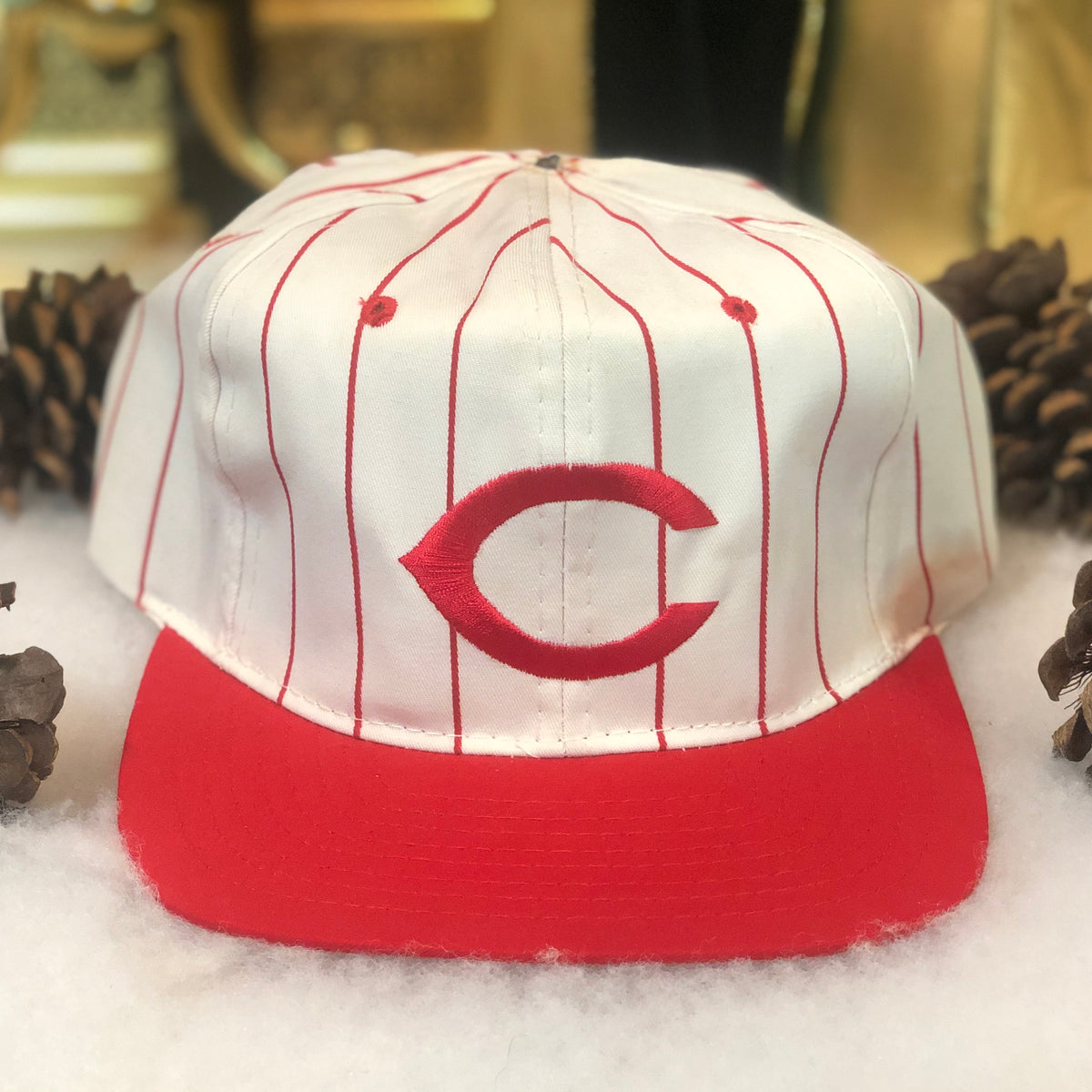 Cincinnati Reds Pinstripe Cap