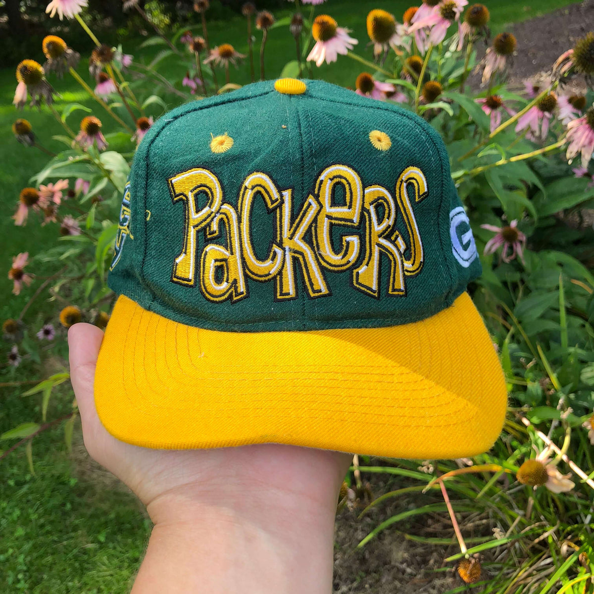 GREEN BAY PACKERS VINTAGE 1990'S GAMEDAY DREW PEARSON SNAPBACK ADULT HAT