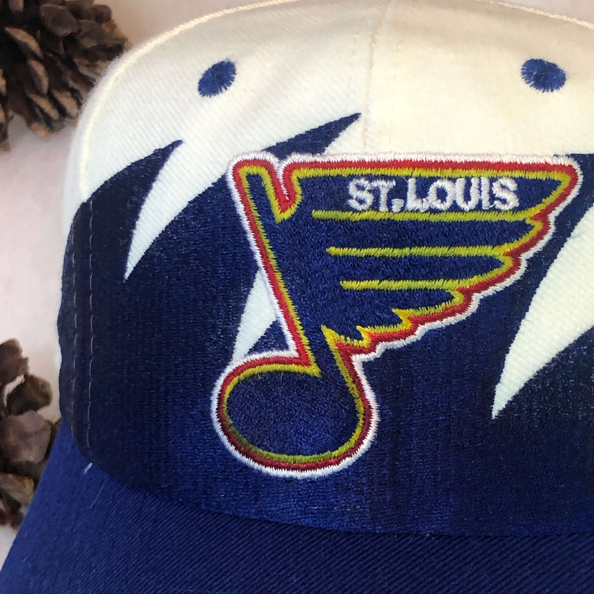 St. Louis Blues Vintage American Needle snapback hat NHL Big Logo wool100%