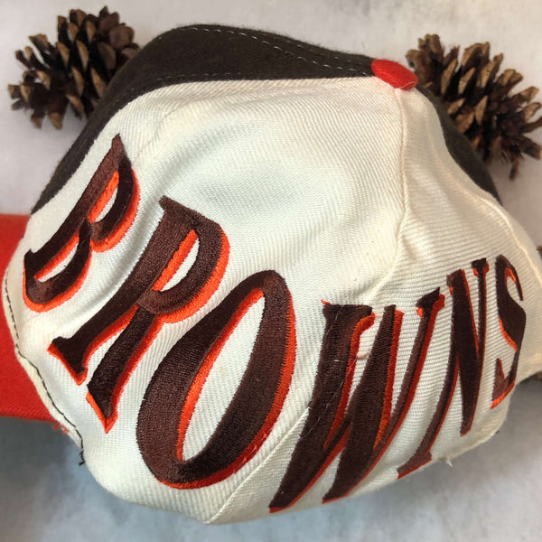 Vintage NFL Cleveland Browns Top of the World Wool Snapback Hat