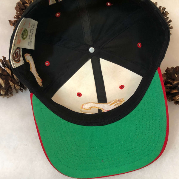 Vintage NHL Calgary Flames The G Cap Twill Snapback Hat