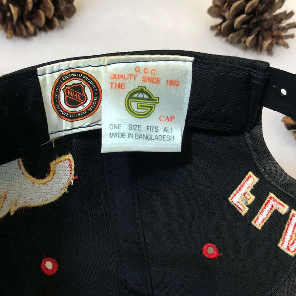 Vintage NHL Calgary Flames The G Cap Twill Snapback Hat