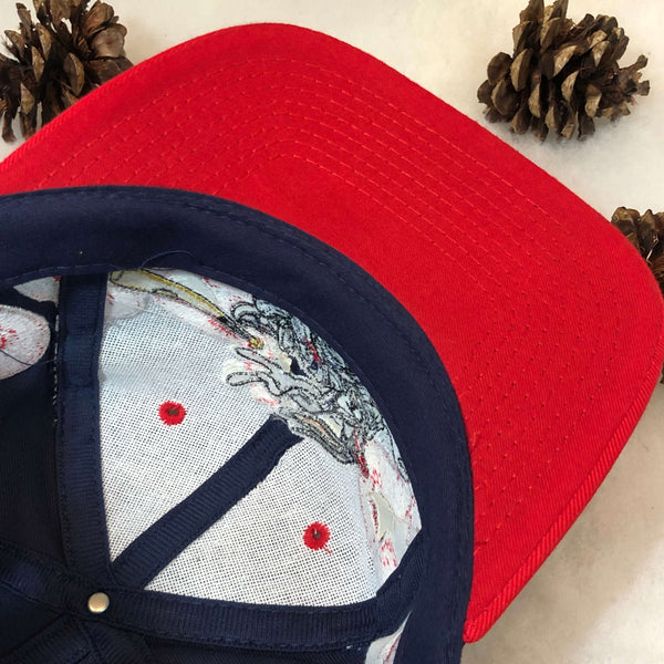 Vintage Deadstock NWT 1993 MLB Boston Red Sox Bugs Bunny Looney Tunes Script Twill Snapback Hat