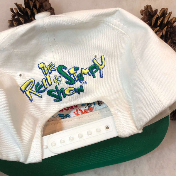 Vintage Deadstock NWOT Nickelodeon The Ren & Stimpy Show "You Bloated Sack of Protoplasm!" KC Twill Snapback Hat