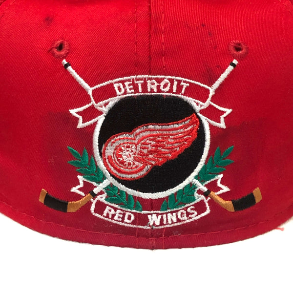 Vintage NHL Detroit Red Wings The Game Twill Snapback Hat
