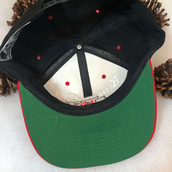 Vintage Deadstock NWOT NFL Kansas City Chiefs Twins Enterprise Bar Line Twill Snapback Hat