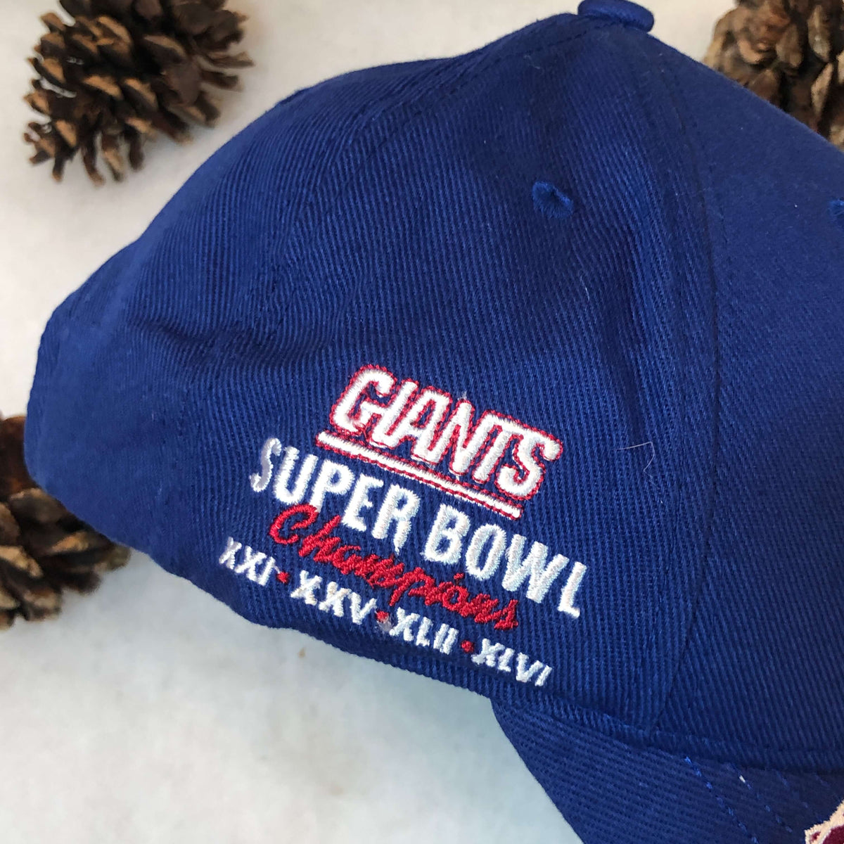 Men's New Era Royal New York Giants Super Bowl XLVI City Transit Cuffed  Knit Hat