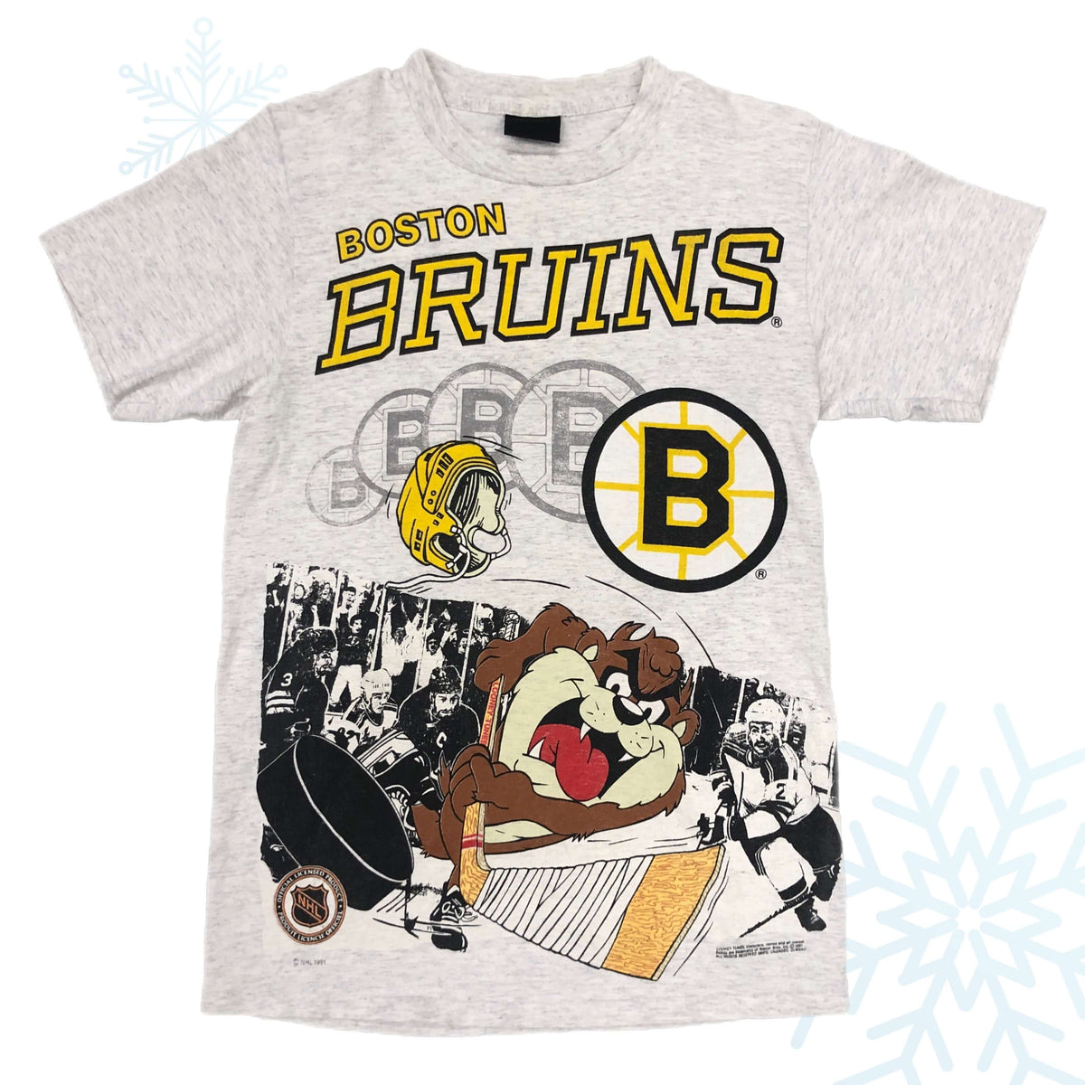 Boston Bruins Shirt Vintage Looney Tunes Hockey - Anynee