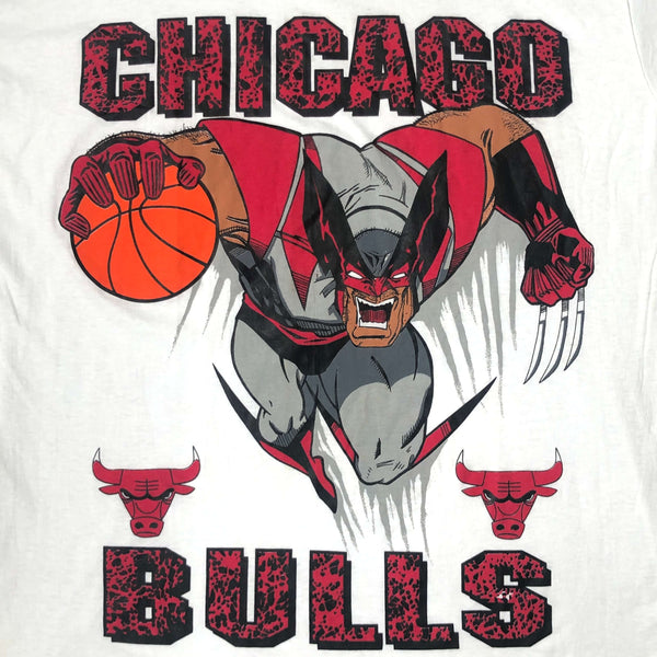 Vintage Deadstock NWOT NBA Chicago Bulls Wolverine Bootleg T-Shirt (XL)