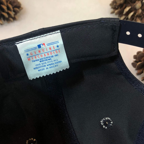 Vintage Deadstock NWT MLB Cleveland Indians Twins Enterprise Twill Snapback Hat