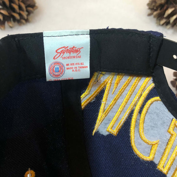 Vintage Deadstock NWT NCAA Michigan Wolverines Monster Signatures Snapback Hat