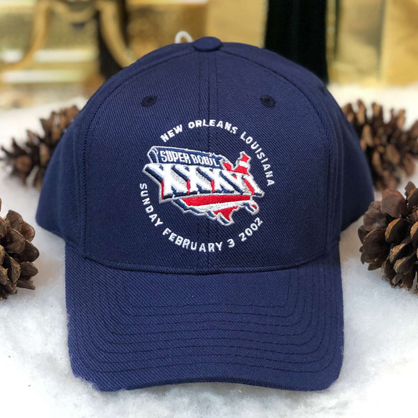 Vintage Deadstock NWOT NFL Super Bowl XXXVI Strapback Hat