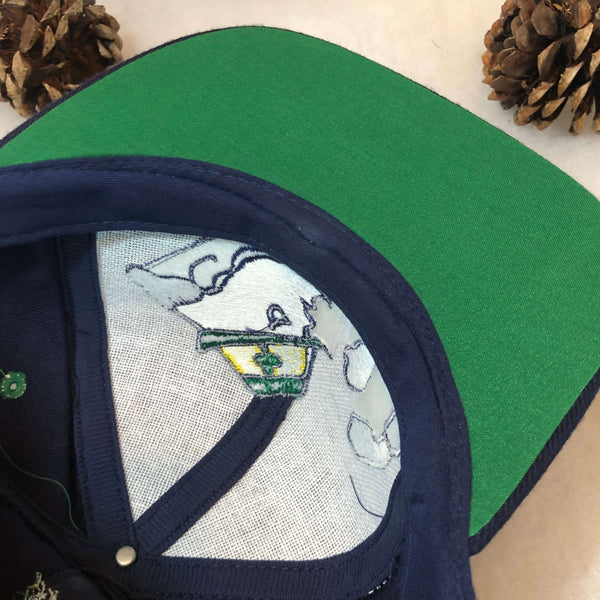 Vintage Deadstock NWOT NCAA Notre Dame Fighting Irish Signatures Monster Snapback Hat