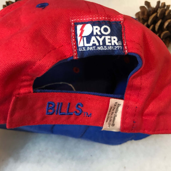 Vintage NFL Buffalo Bills Pro Player Double Hatter Reversible Strapback Hat