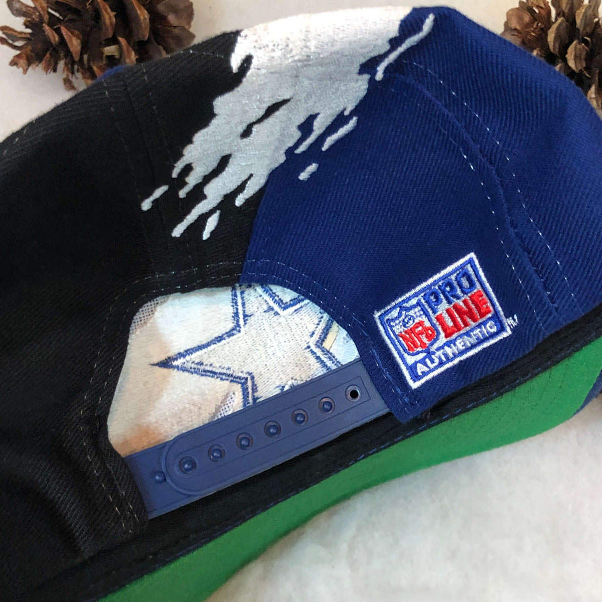 NWT! Dallas Cowboys Splash Sideline Hat Vintage 90's NFL Logo Athletic  Snapback