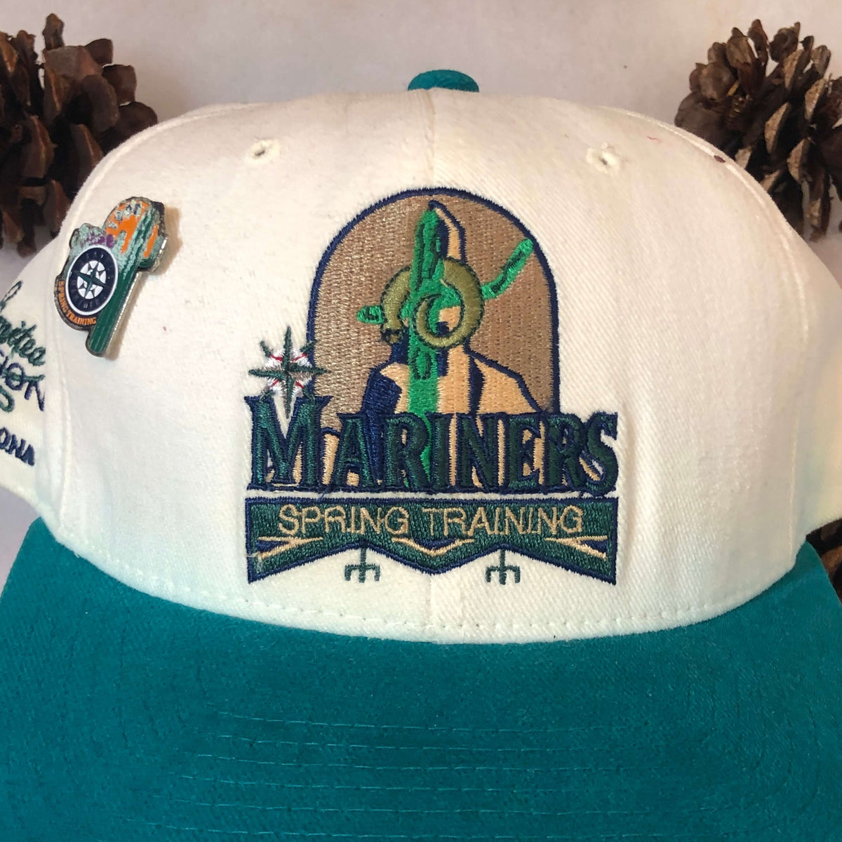 Vintage 1998 MLB Seattle Mariners Spring Training New Era Snapback Hat – 🎅  Bad Santa
