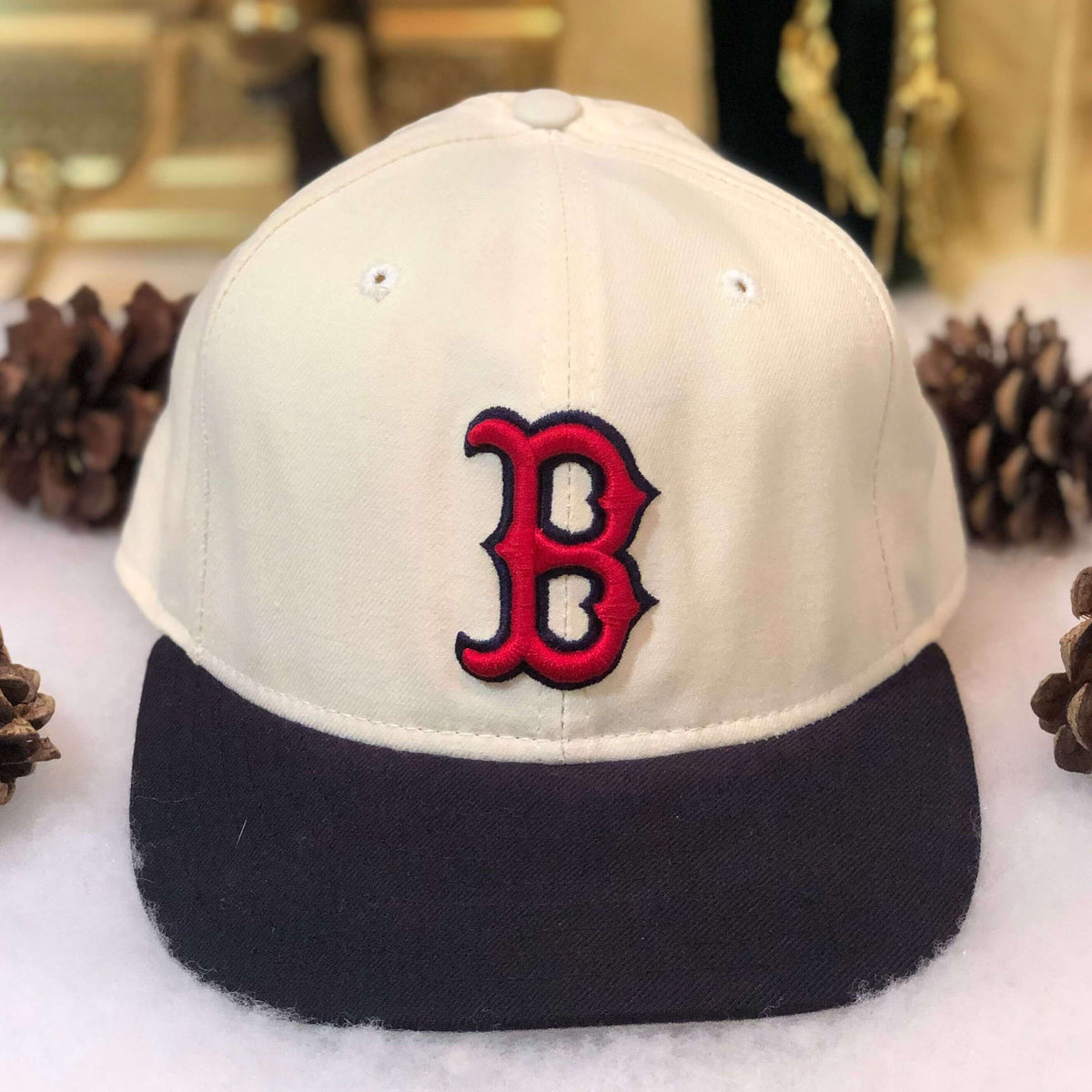 Vintage MLB Boston Red Sox New Era Wool Fitted Hat 7 3/8 – 🎅 Bad Santa