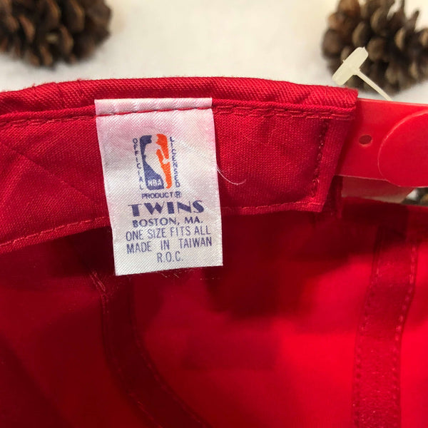 Vintage Deadstock NWT NBA Houston Rockets Twins Enterprise Twill Snapback Hat