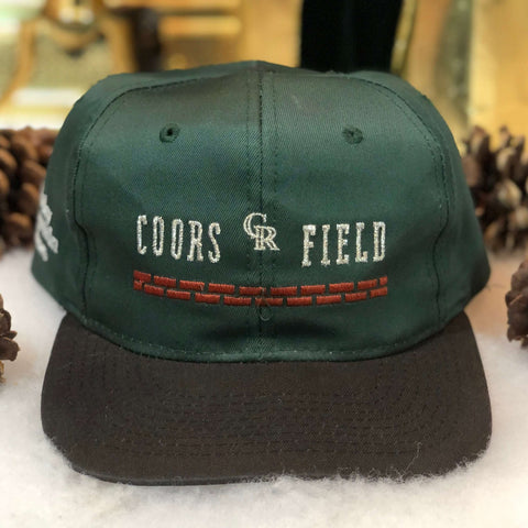 Vintage MLB Colorado Rockies Coors Field Snapback Hat