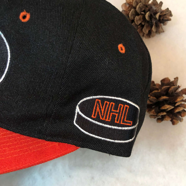Vintage Deadstock NWOT NHL Philadelphia Flyers The G Cap Wool Snapback Hat