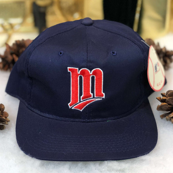Vintage Deadstock NWT MLB Minnesota Twins The G Cap Twill Snapback Hat
