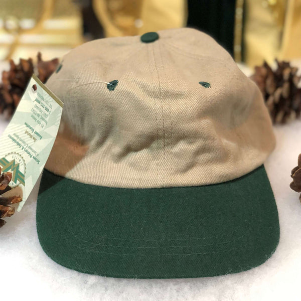 Vintage Deadstock NWT Blank Headshot Strapback Hat