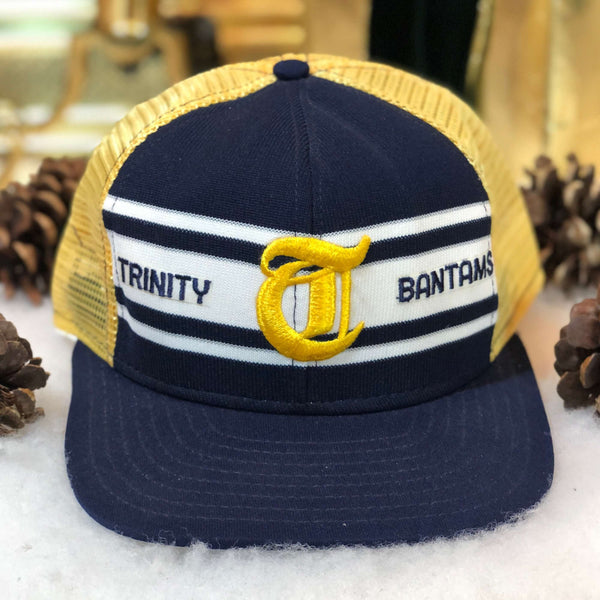 Vintage Deadstock NWOT NCAA Trinity College Bantams AJD Trucker Hat