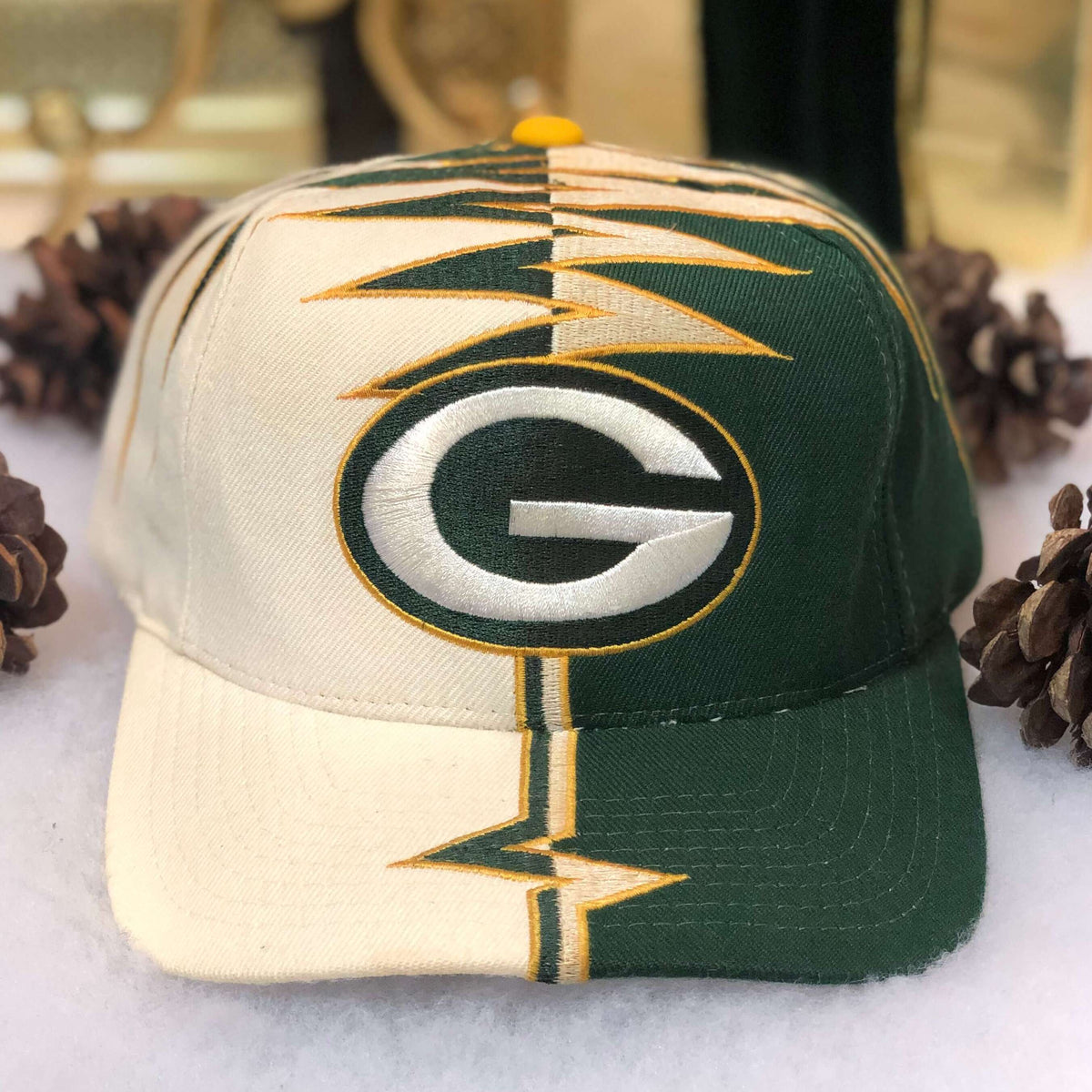 Vintage NFL Green Bay Packers Starter Shockwave Strapback Hat 