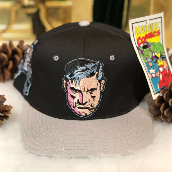 Vintage Deadstock NWT 1993 The Punisher Marvel American Needle Blockhead Twill Snapback Hat