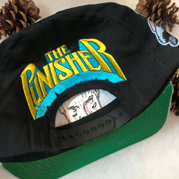 Vintage Deadstock NWT 1993 The Punisher Marvel American Needle Blockhead Twill Snapback Hat