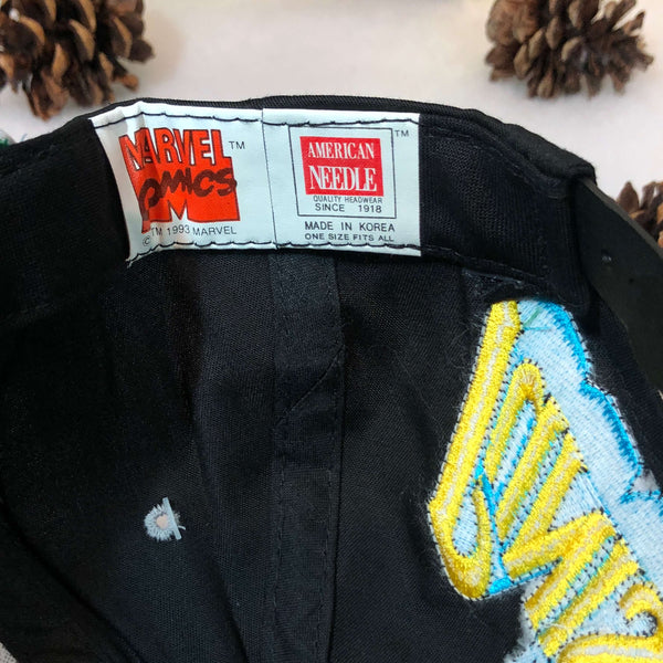Vintage Deadstock NWT 1993 The Punisher Marvel American Needle Blockhead Twill Snapback Hat