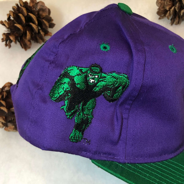 Vintage Deadstock NWT 1993 Hulk Marvel American Needle Blockhead Twill Snapback Hat